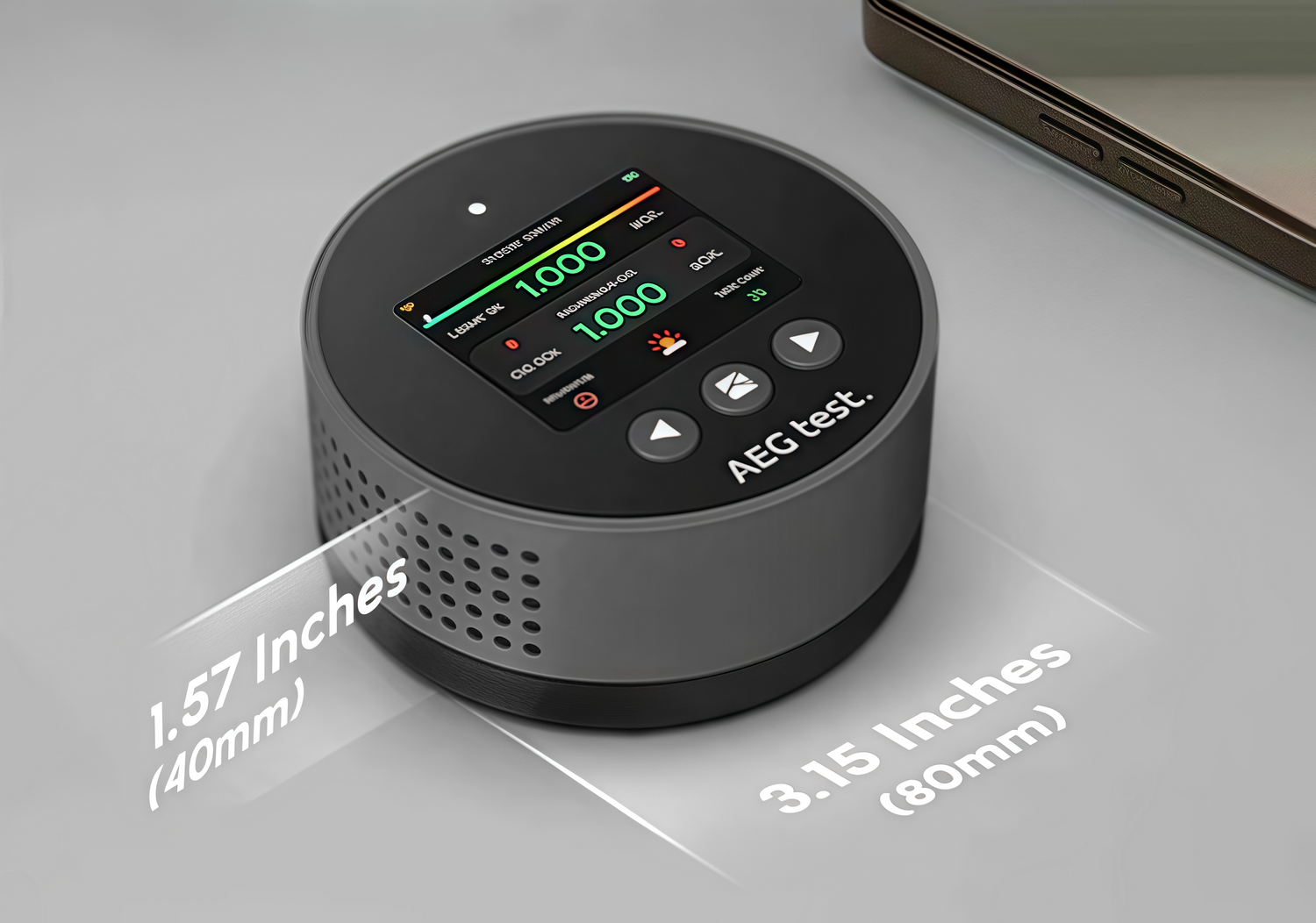 AEGTEST HOUND-1085 Detector de radón para el hogar, medición de radón a