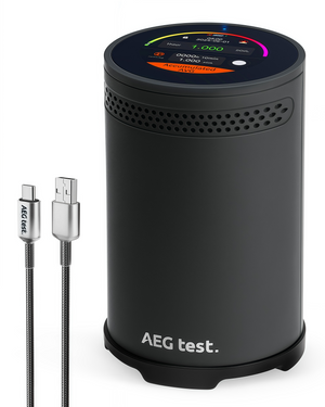 AEGTESTSHOP 10-Minute Measurement Updates Radon Detector Pro for Home