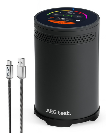 AEGTESTSHOP 10-Minute Measurement Updates Radon Detector Pro for Home