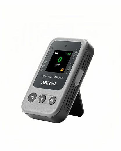AEGTESTSHOP Travel & Camping Portable Carbon Monoxide Detector Basic